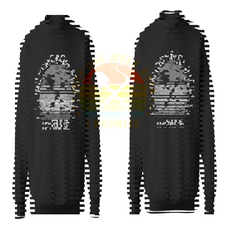 地質学ギフトジャストワンモアロックお約束おもしろ地質学者 スウェットシャツ