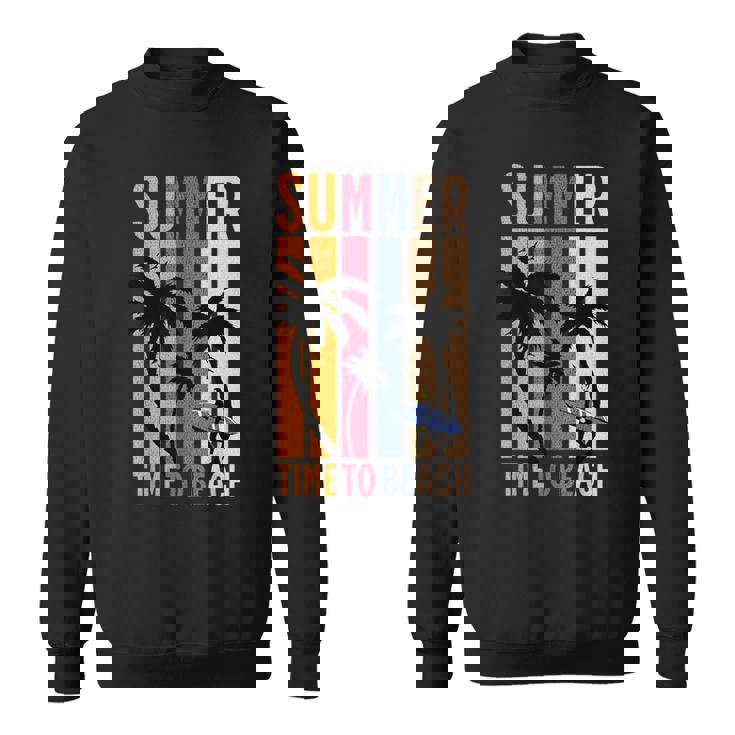 夏 Time To Beach クールバイブ スウェットシャツ