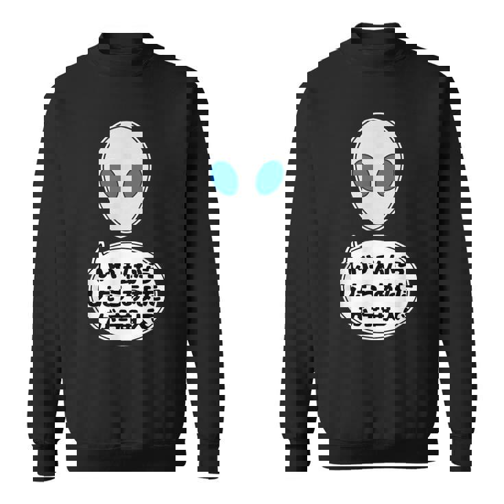 宇宙人 Alien エイリアン『いや私からしたらあなたが宇宙人で』（ナンカメンドクサイ）グレイ【ゆるフレンズ】面白い スウェットシャツ