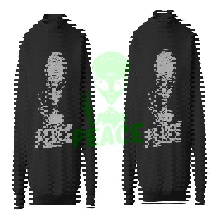 宇宙人 平和 Ufo 変な宇宙人 スウェットシャツ