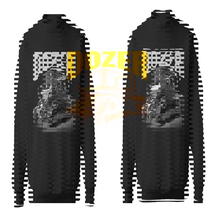 完璧な重機ブルドーザーtシャツ スウェットシャツ