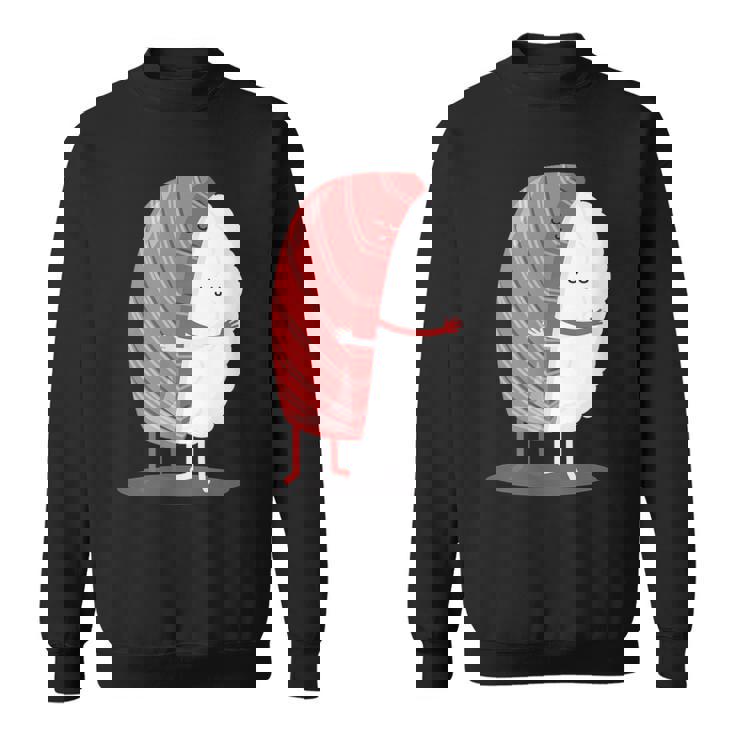寿司 ハグ 甘い 和食 まぐろ にぎり スウェットシャツ