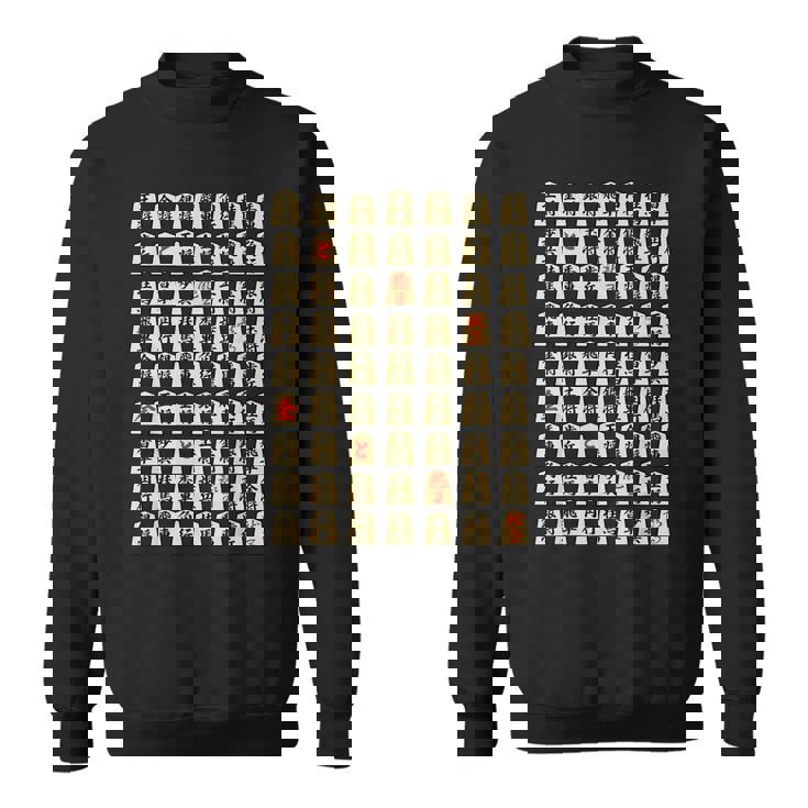 将棋【モノグラム 総柄】全駒（王将 金銀 飛車 角行 香車 桂馬 歩兵 と金）将棋部 棋士【部活】プレゼント 面白い スウェットシャツ