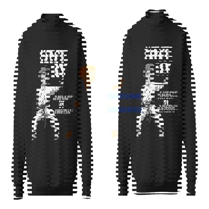 少年空手 キッズ空手ファイター格闘技 長袖tシャツ スウェットシャツ