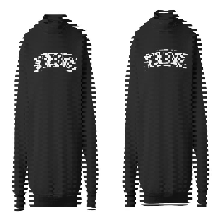 崇高な スウェットシャツ