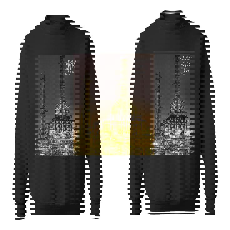 工場夜景 -Factory Nightiew- スウェットシャツ