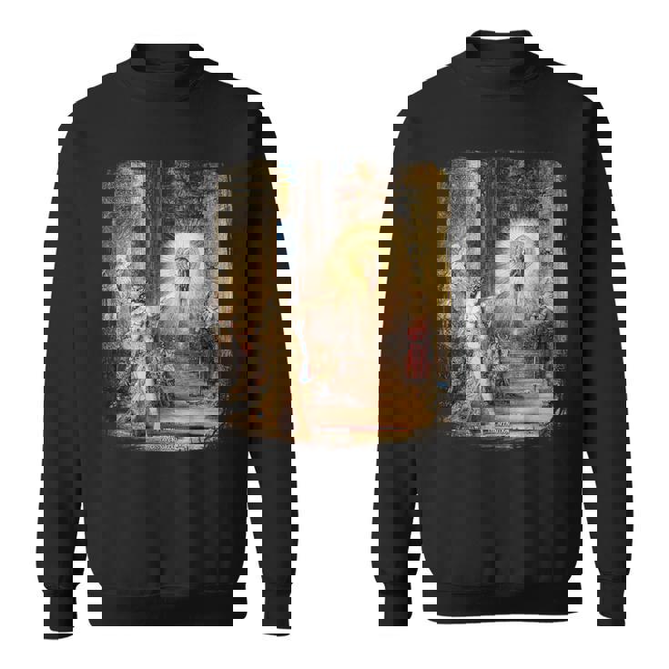 幻影ギュスターヴ・モロー不気味なホラー絵画アート スウェットシャツ