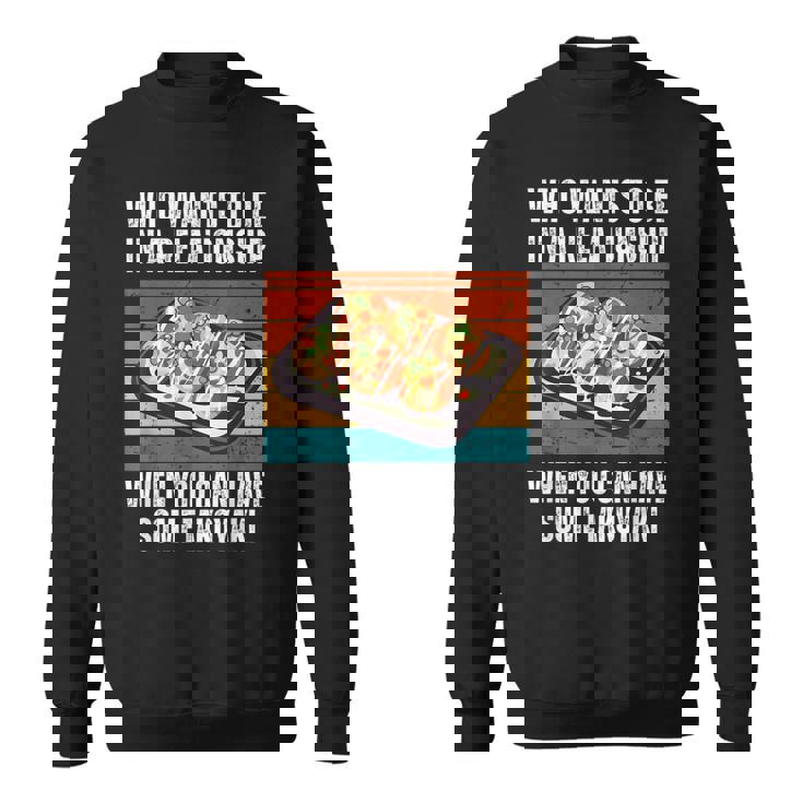 恋愛をしたいヴィンテージ可愛いたこ焼き スウェットシャツ