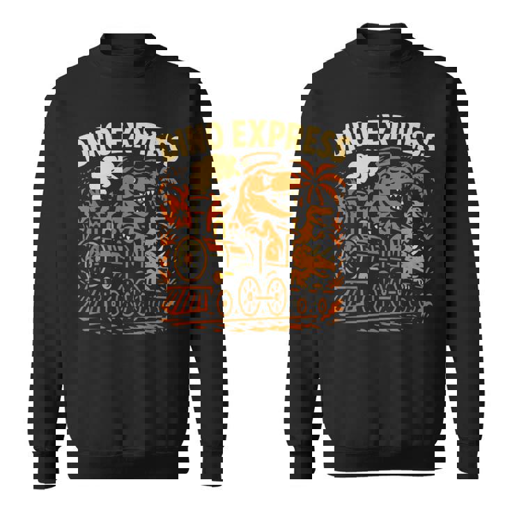 恐竜 エクスプレス 漫画 電車 恐竜 男の子 スウェットシャツ