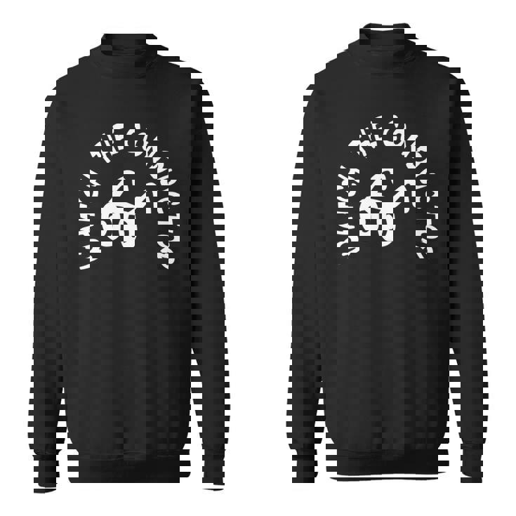 指揮者を見る 長袖tシャツ スウェットシャツ