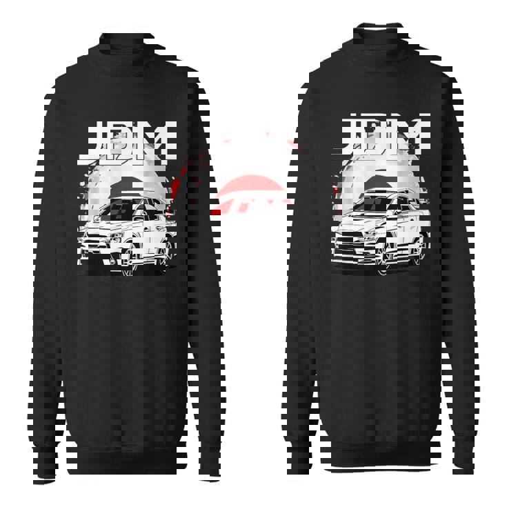 日の丸ラリーカー。日本国内市場の車。 Jdm スウェットシャツ