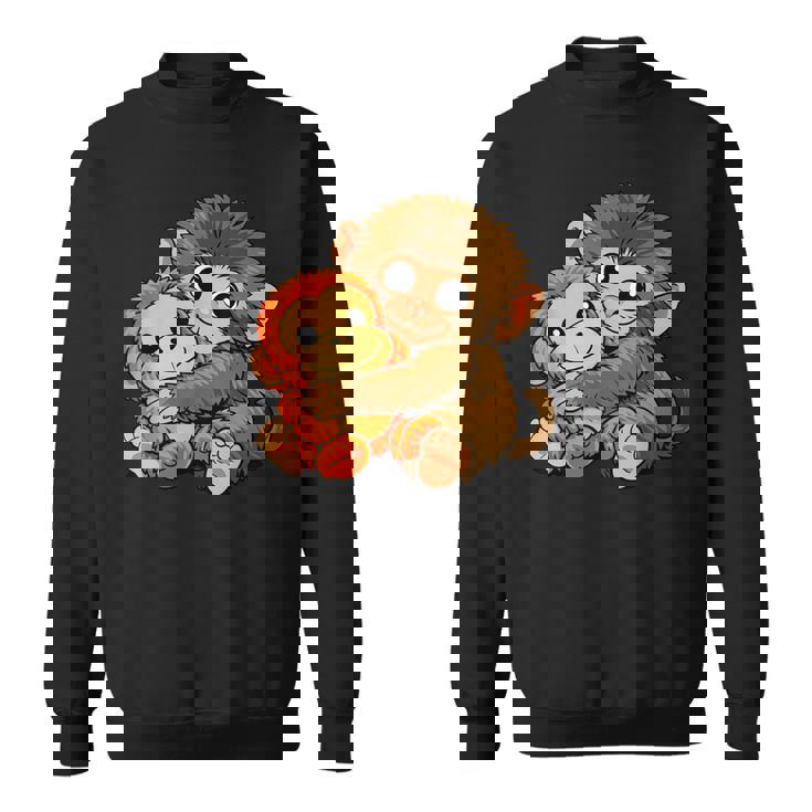 日本 かわいい 赤ちゃん モンキー パンチ ニホンザル パンチくん スウェットシャツ