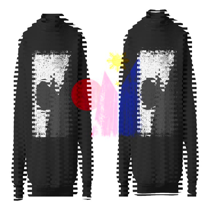 日本 フィリピン ハーフフラッグ 日本 フィリピン ジャージ スウェットシャツ