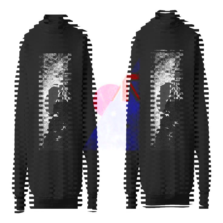 日本とオーストラリアの国旗 日本オーストラリア。 スウェットシャツ