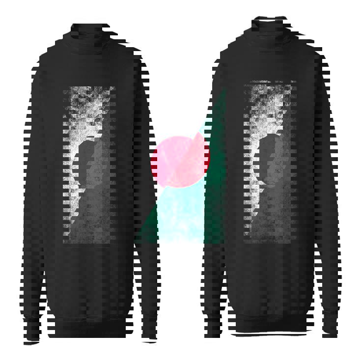 日本とバングラデシュの旗 日本のバングラデシュ スウェットシャツ