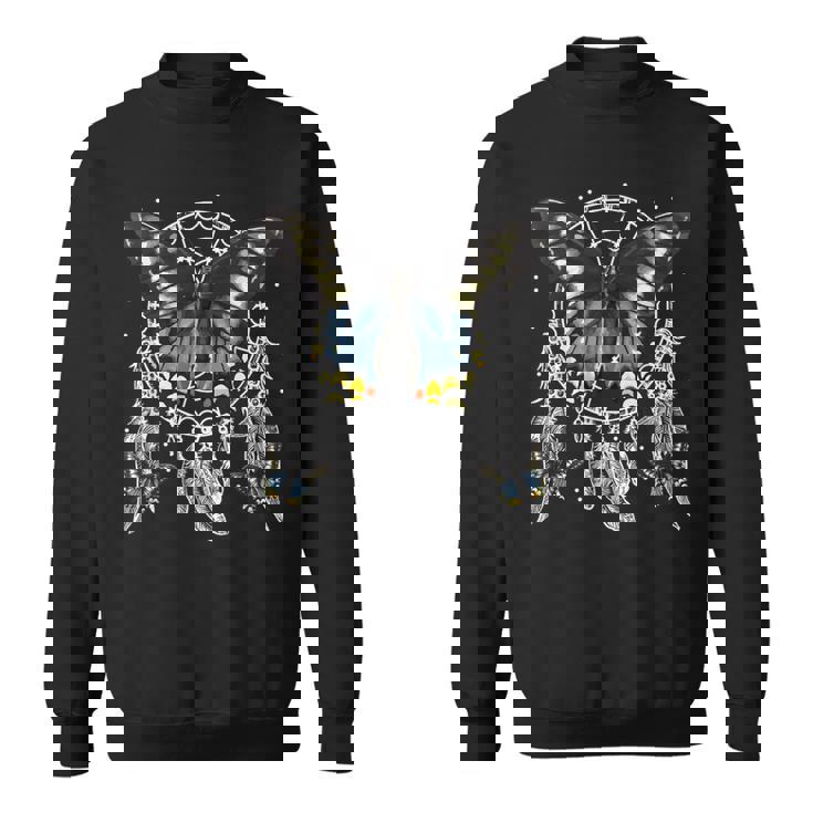 昆虫学者 蝶 昆虫 蝶 黒アゲハチョウ スウェットシャツ