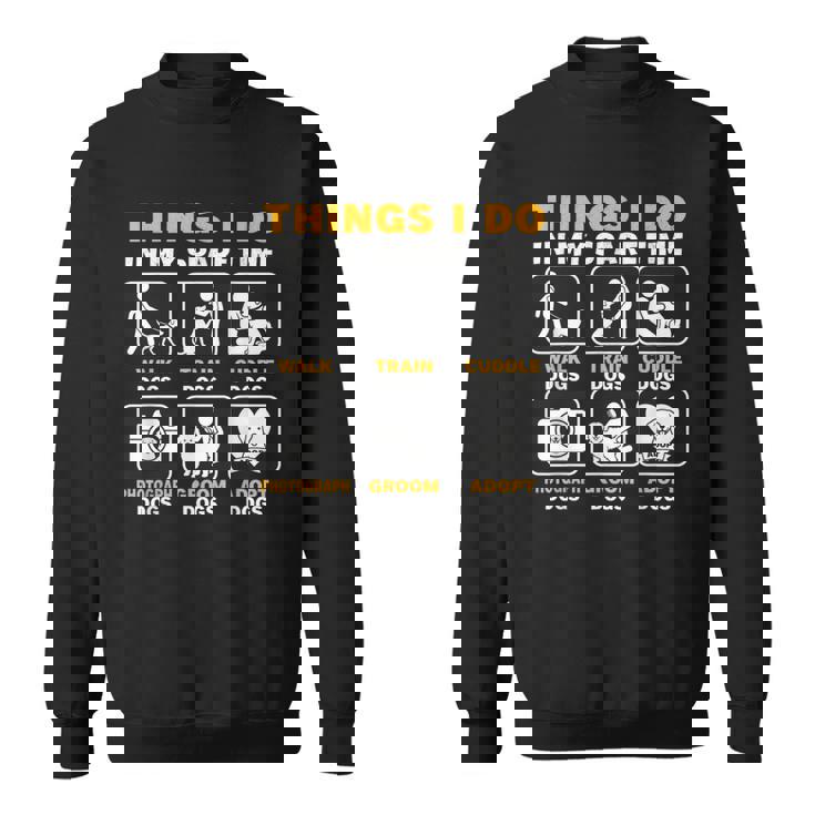 暇なときにすること犬を飼っている子犬、ペット スウェットシャツ