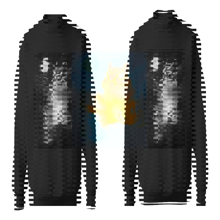 月に吠えるシマリス ヴィンテージ 面白いシマリス スウェットシャツ