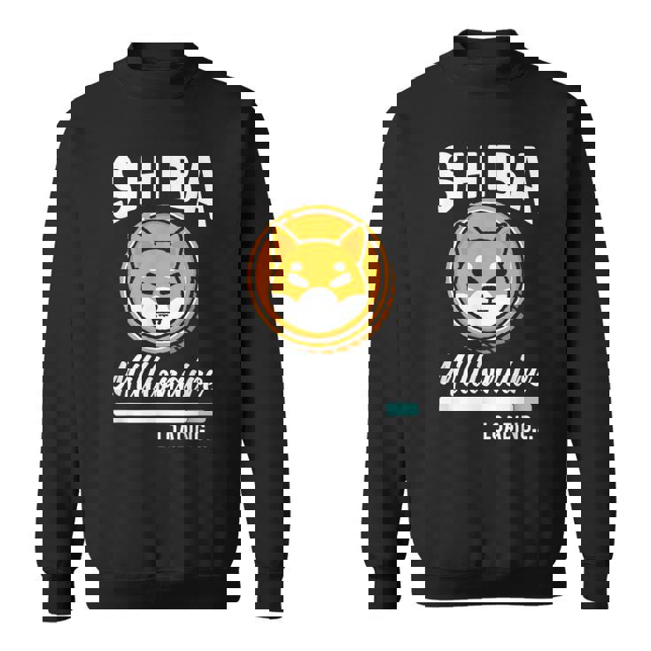 柴億万長者積載 おもしろトークンコイン 柴犬クリプト スウェットシャツ