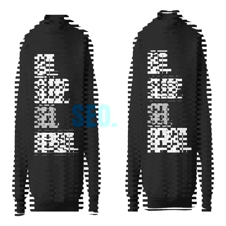 検索エンジン最適化 Eatleepeo Repeateo スウェットシャツ