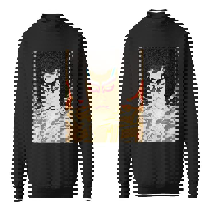 歌舞伎 かぶき 役者 日本美術 浮世絵 役者絵 名取春仙 二代目市川左団次の鳴神 スウェットシャツ