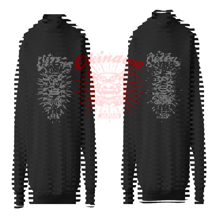 沖縄 那覇 伝統 シーサー ガーディアン ライオン 日本神話 スウェットシャツ