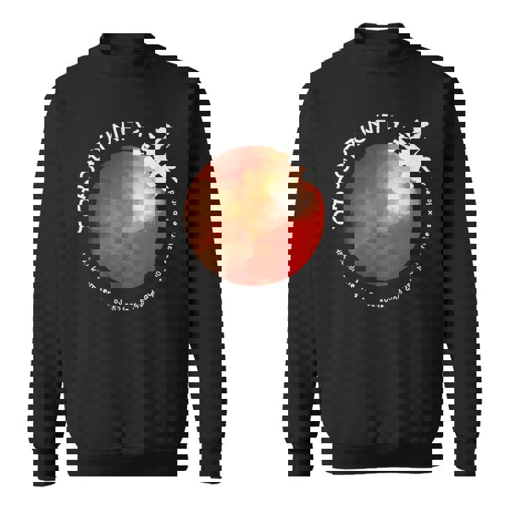 火星のオポチュニティ・ローバー オピー 宇宙探検 スウェットシャツ