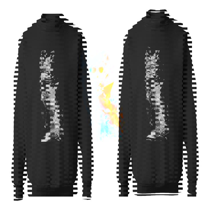 狐 長袖tシャツ スウェットシャツ