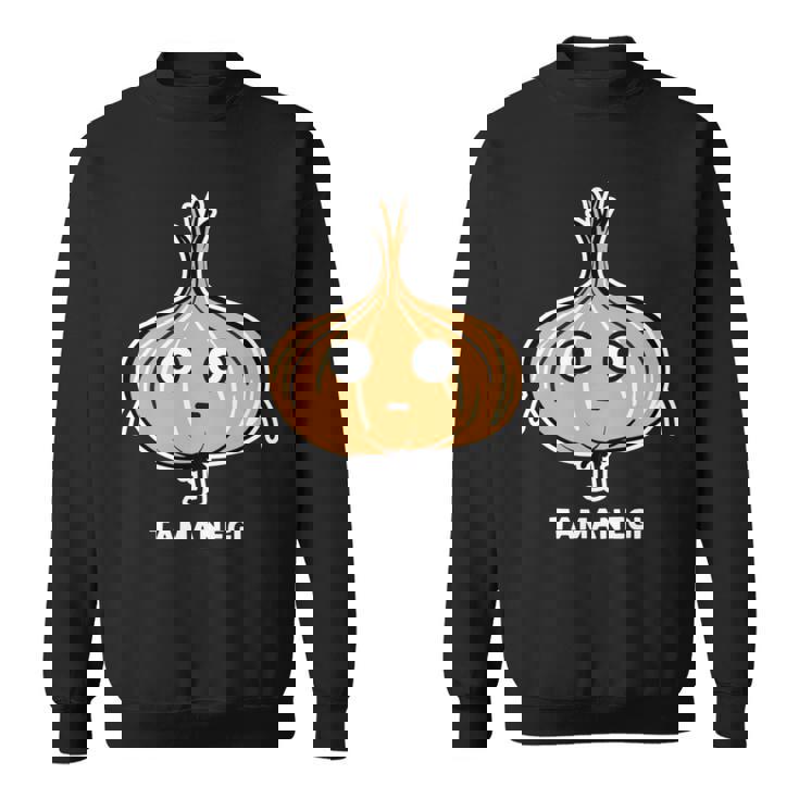 玉ねぎ 顔 イラスト かわいい おもしろ 面白い 簡単 シンプル ゆるい 野菜 長袖tシャツ スウェットシャツ