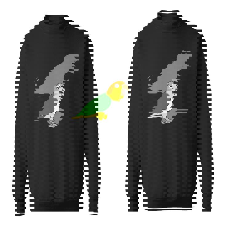白腹 ケーク T-Rex 鳥ミーム 恐竜オウム 長袖tシャツ スウェットシャツ