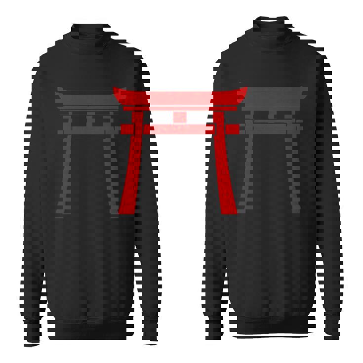 神戸鳥居門シンボル 神道日本門 スウェットシャツ