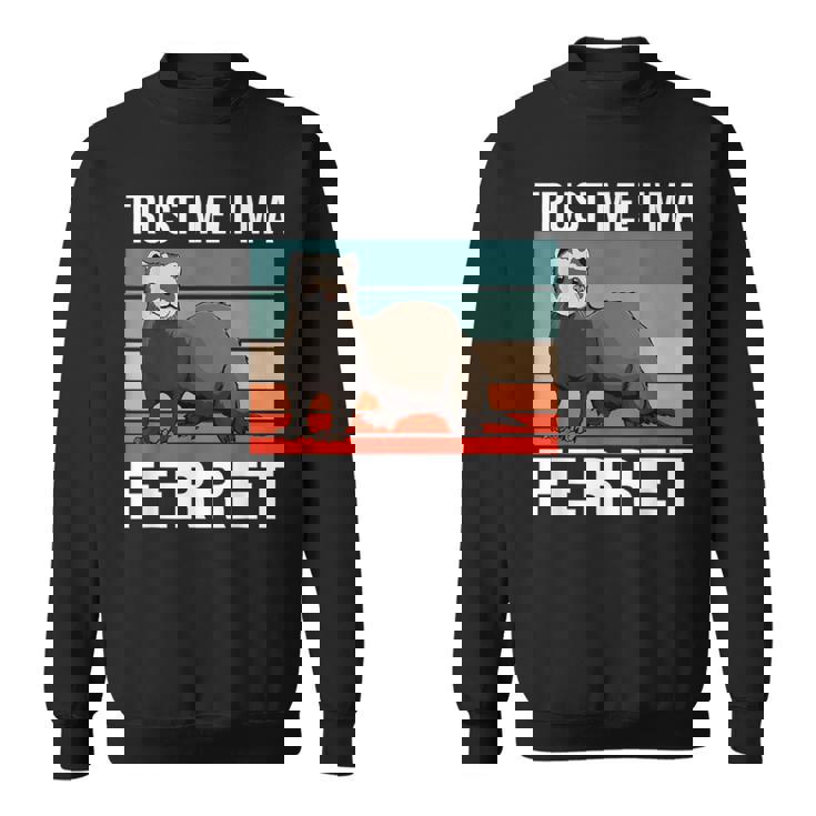 私はフェレット ハロウィン ペットオーナー フェレット スウェットシャツ