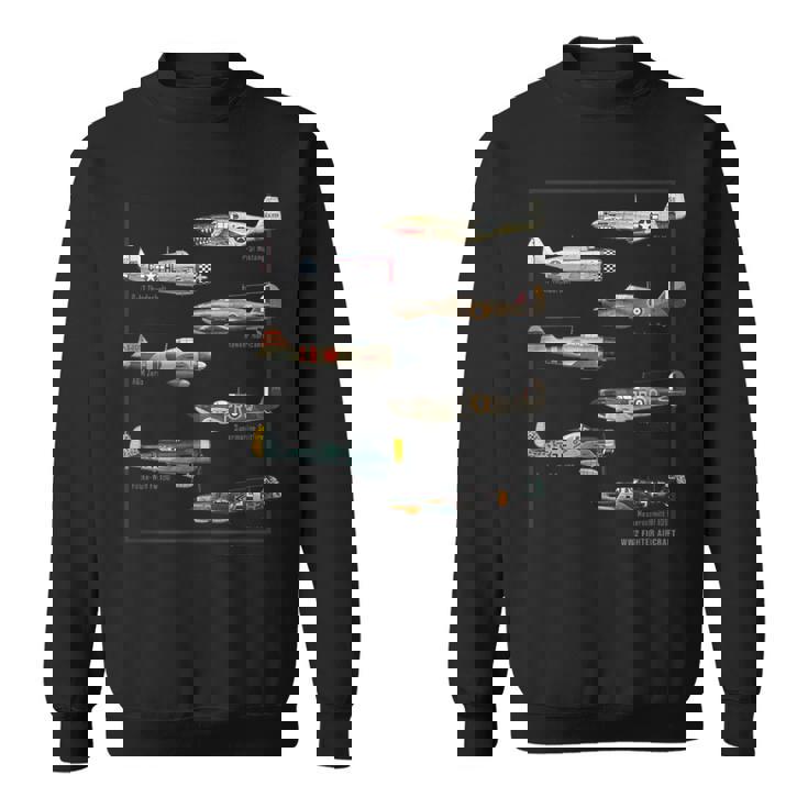 第二次世界大戦 ウォーバード戦闘機 航空機 スウェットシャツ