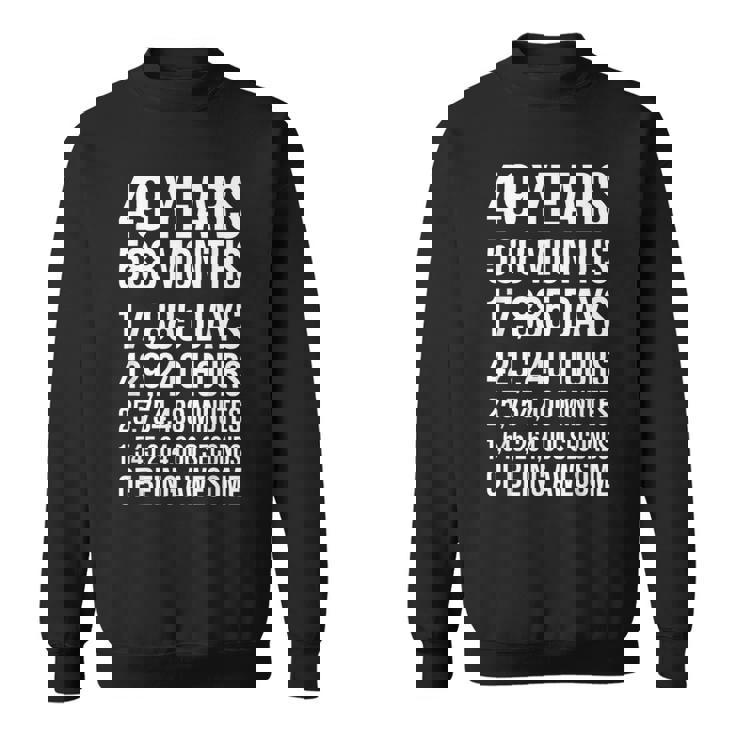 素晴らしい49歳の誕生日ギフト 面白い49歳の誕生日 スウェットシャツ