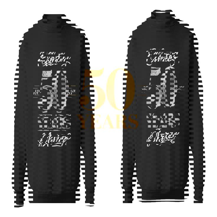 結婚 50 周年を祝う 1976 年 2026 年のゴールデン デザイン スウェットシャツ