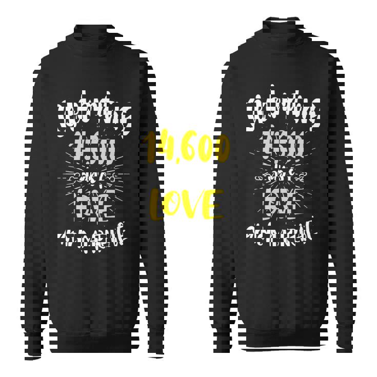 結婚40周年のお祝い 結婚40周年記念 長袖tシャツ スウェットシャツ