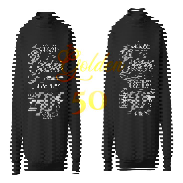 結婚50周年 結婚記念日 金婚記念日 スウェットシャツ