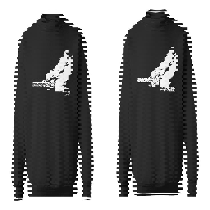 綱引きロープチームチーム。 スウェットシャツ