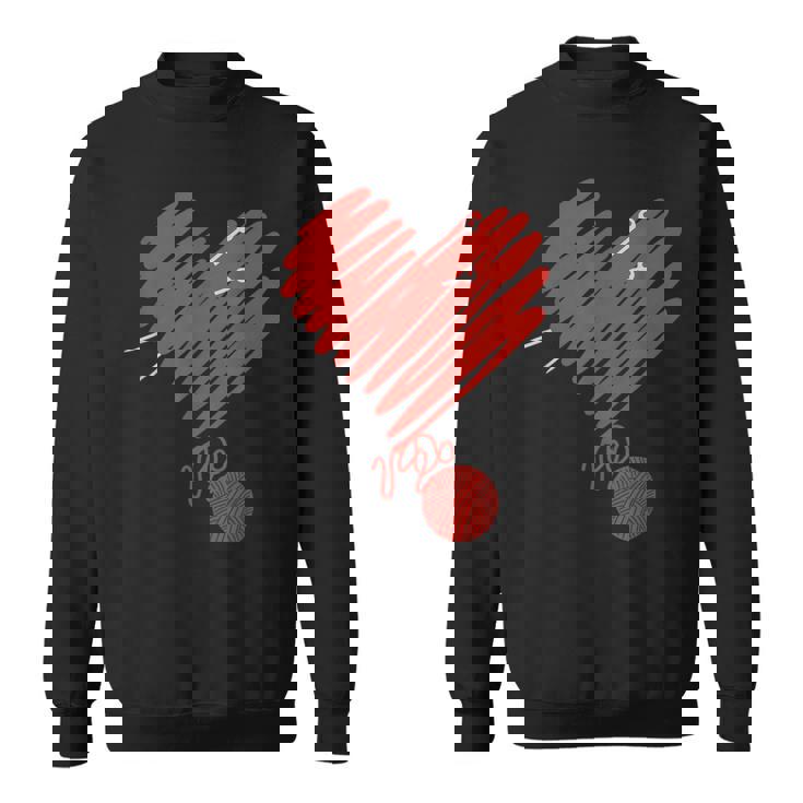 編み物 I かぎ針編み I 毛糸 I ニッター I 編み物 スウェットシャツ