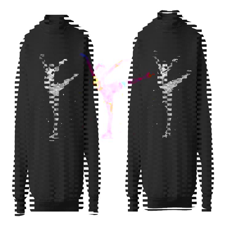 美しいフィギュアスケートギフト アイススケート。 スウェットシャツ