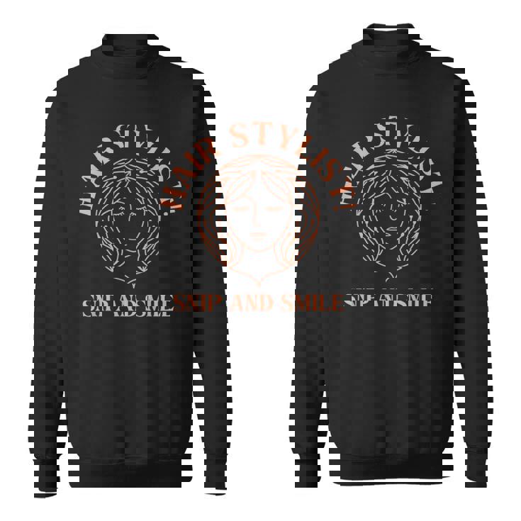 美容師、ヘアスタイリスト、美容院、理髪師、美容師 スウェットシャツ