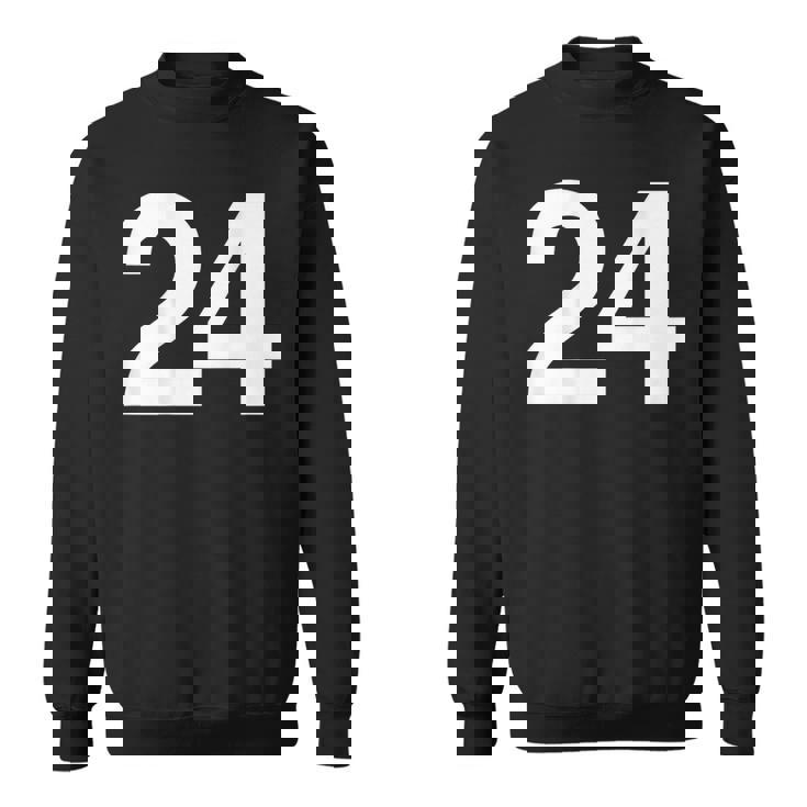 背番号24 番号付きシャツ番号 スウェットシャツ