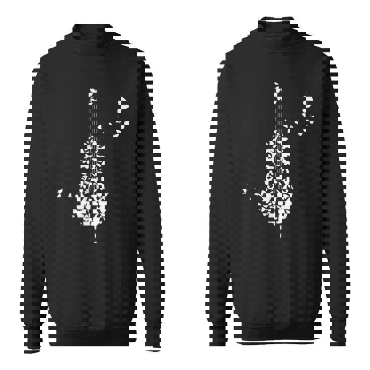 蝶とコントラバス スウェットシャツ