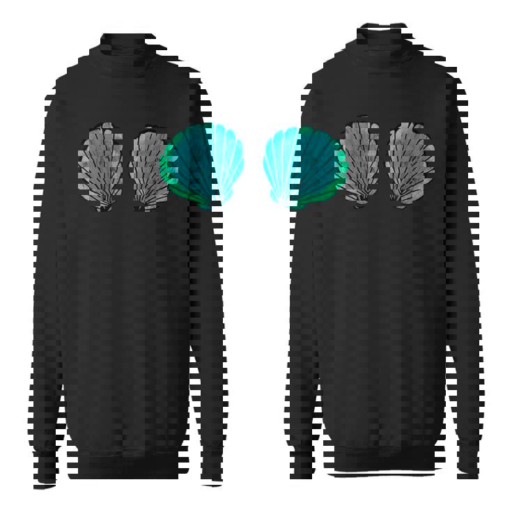 貝殻 マーメイド ブラジャー ビキニブラ 貝殻 スウェットシャツ