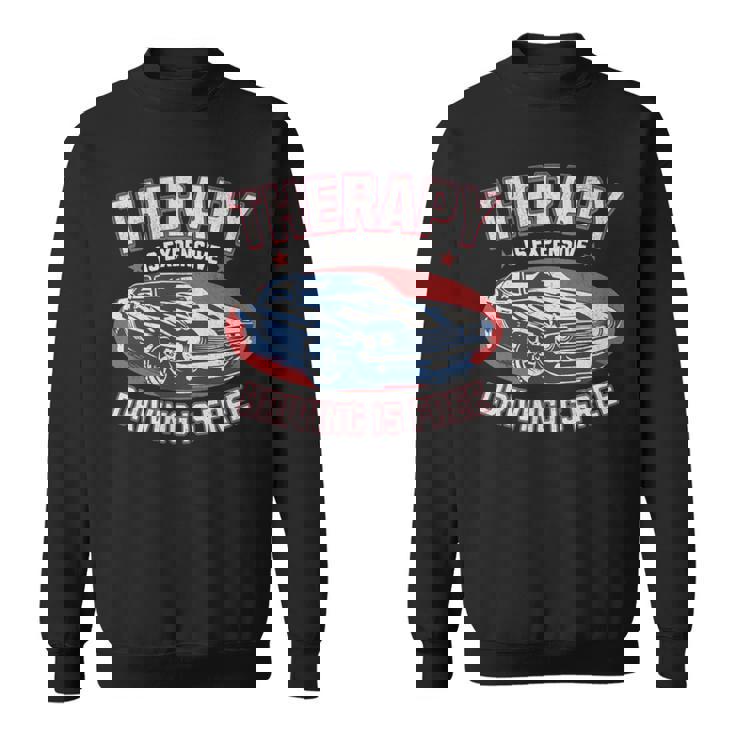 車 面白いtシャツ 自動車 おもしろ ネタ 文字入り 大人 メンズ おもしろグッズ 車いじり ドライブ 英語 長袖tシャツ スウェットシャツ