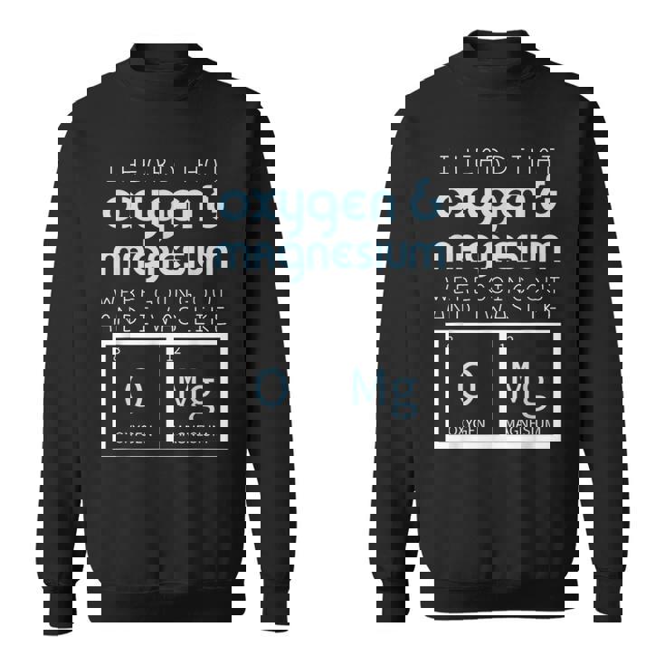 酸素 マグネシウム お出かけ 科学 Omg おもしろ化学 オタク スウェットシャツ