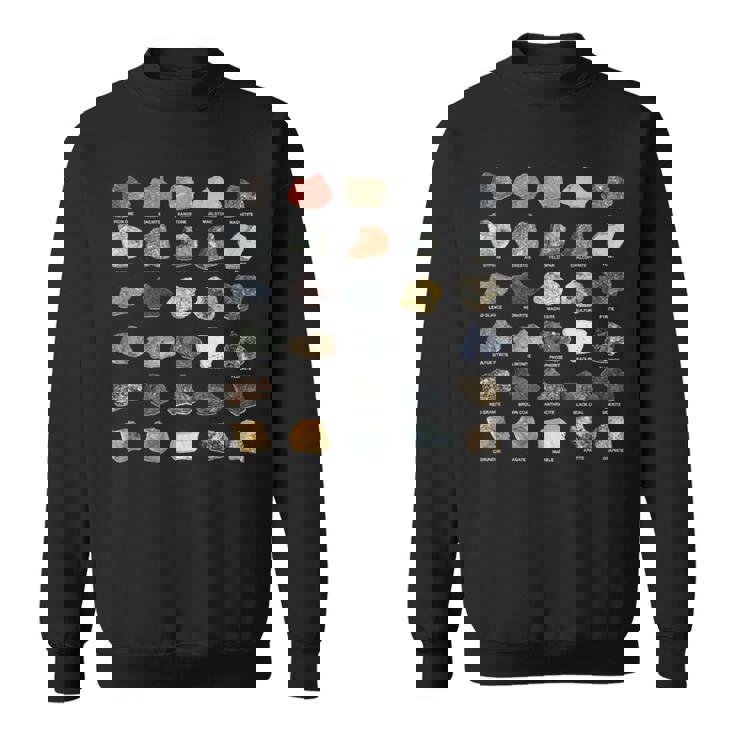 鉱石 宝石 クリスタル ロックコレクション スウェットシャツ