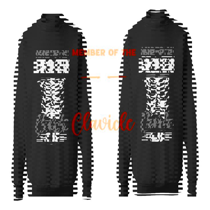 鎖骨骨折クラブのメンバー 手術 鎖骨 リカバリー サポート 鎖骨骨折 スウェットシャツ