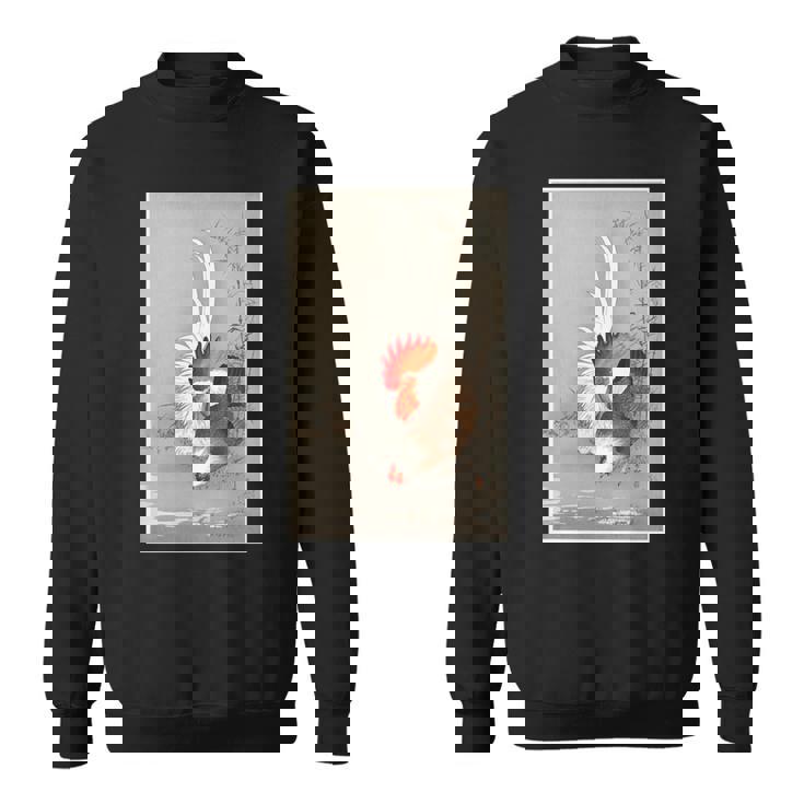 雄鶏と鶏 1900 大原興村 和農場生活 長袖tシャツ スウェットシャツ