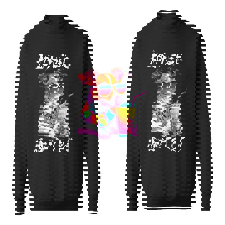 面白いtシャツ ジャックラッセルテリア イヌ わんこ メンズ 犬好き グッズ おもしろ 面白い 服 ネタ 長袖tシャツ スウェットシャツ